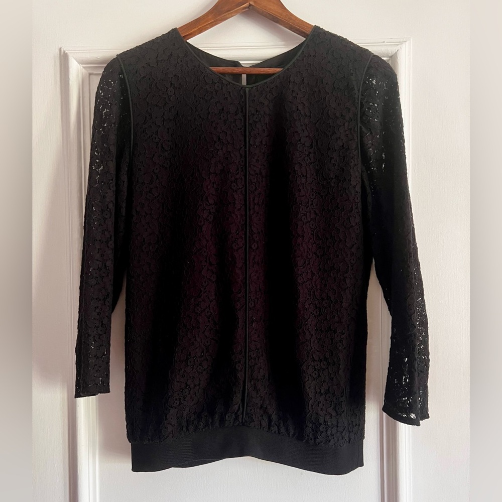 Elegant Black Lace Blouse by In Wear